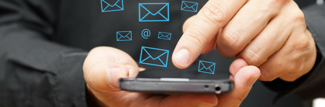 Person viewing revenue data on phone